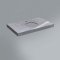 KM Canaletto Столешница 80 см Риальто серый глянец CN80/SG560702R +13 020 ₽