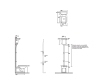 Kerasan Waldorf 4116 – Унитаз напольный пристенный удлиненный 65х37 см