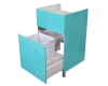 LOTOS 115 – Мебель под стиральную машину с двумя ящиками и мешком для белья