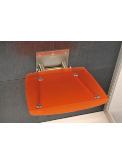 Ravak Ovo B Orange сиденье для душа складное полупрозрачное оранжевое B8F0000017