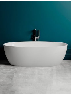 Ванна Salini Alda Nuova 170x80 – Отдельностоящая овальная ванна из литого камня