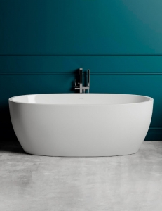 Salini LUCE – Монолитная отдельностоящая ванна из литьевого мрамора