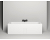Salini ORLANDO AXIS 180 103212 – Встраиваемая прямоугольная ванна из литого мрамора