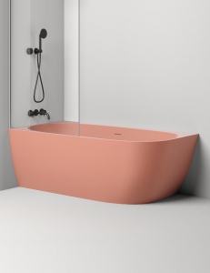 Salini Sofia Corner – Угловая ванна из литьевого мрамора в цвете RAL