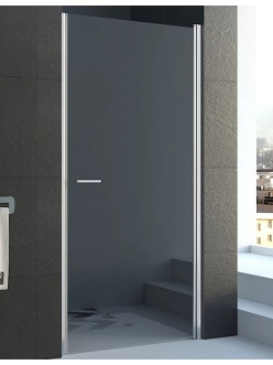 Veconi VN-43 – Душевая дверь в проём, распашная, алюминий, стекло 6 мм