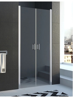 Veconi VN-44 – Душевая дверь в проём, распашная, алюминий, стекло 6 мм