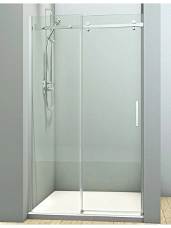 Veconi VN-74 – Душевая дверь в проём, раздвижная, алюминий, стекло 8 мм
