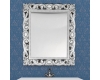 Багетное зеркало VOD-OK Версаль в глянцевой раме с серебряным патинированием