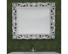 Багетное зеркало VOD-OK Версаль в глянцевой раме с серебряным патинированием