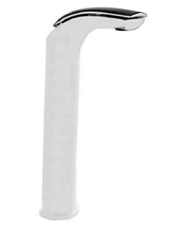 Webert Aria AI830402844 Высокий смеситель для раковины без дон. клапана, Белый-Хром